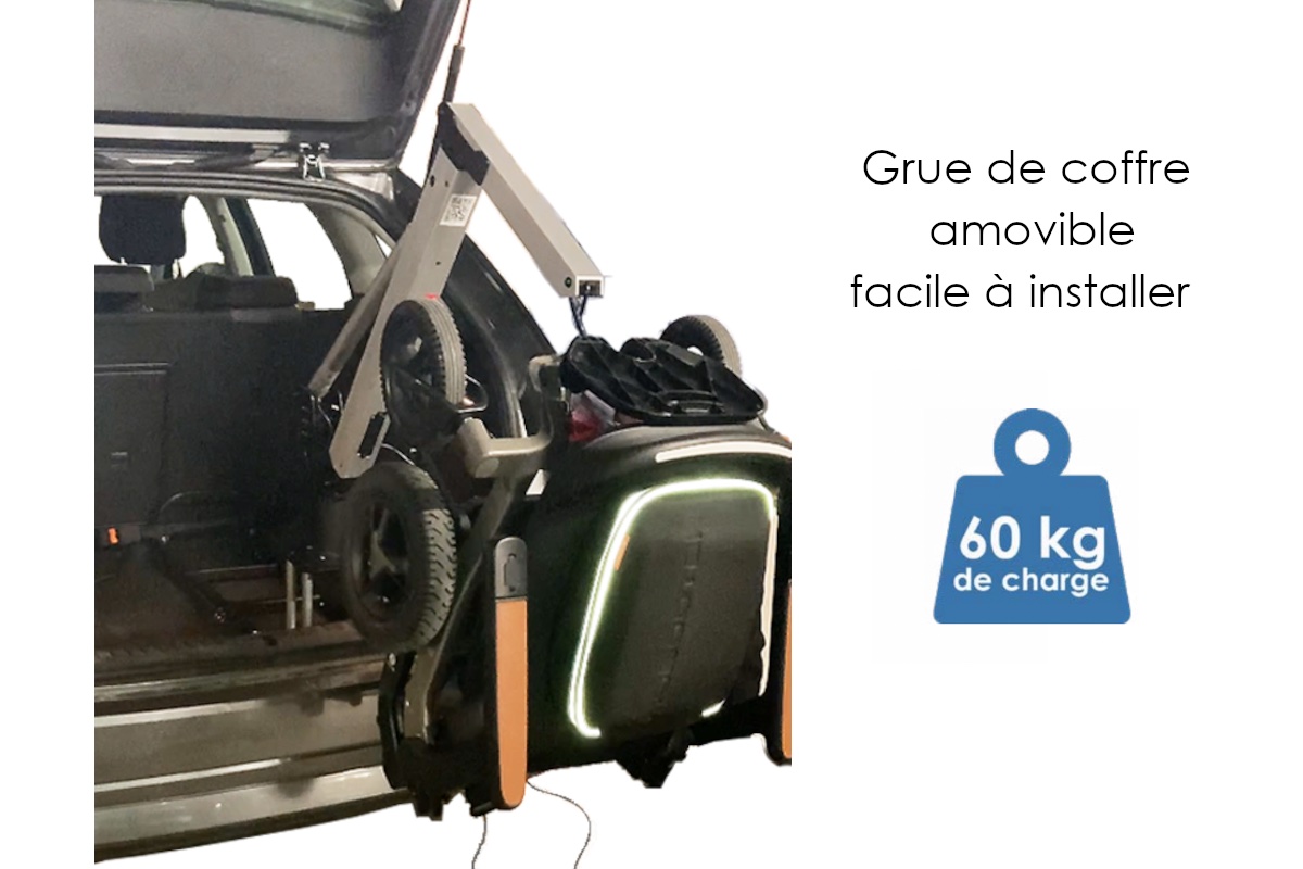 Grue de coffre fauteuil roulant Ergo Atlas - Medical Domicile