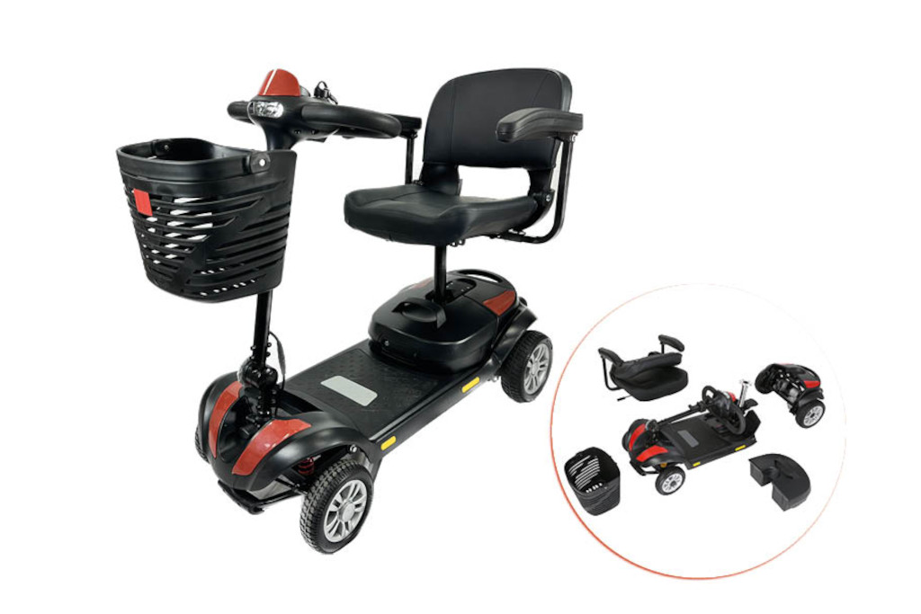 Scooter électrique Ergo MOJOpersonne à mobilité réduite et sénoir